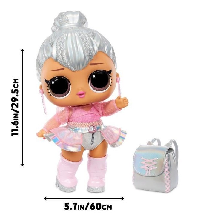 L.O.L. Surprise Poupée Big Baby - 30cm - Kitty Queen