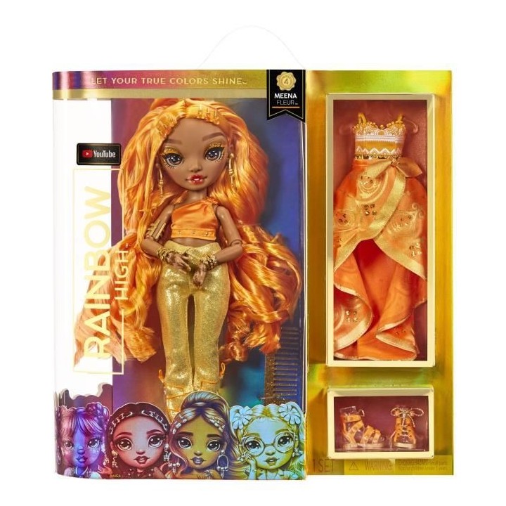 Rainbow High - Poupée Mannequin 28cm - Meena Fleur