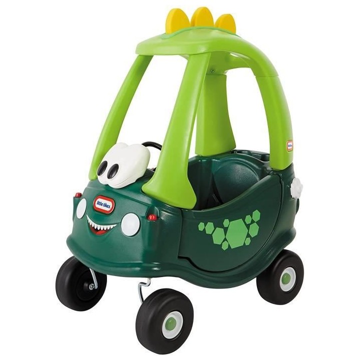 Little Tikes - Trotteur et Porteur Cozy Coupe Go Green Dino - Vert - A