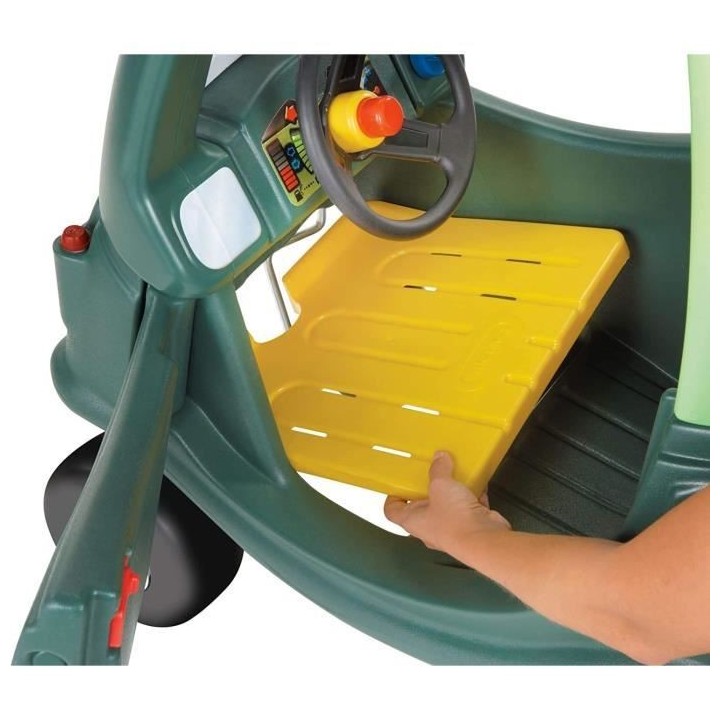 Little Tikes - Trotteur et Porteur Cozy Coupe Go Green Dino - Vert - A