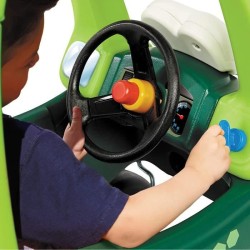 Little Tikes - Trotteur et Porteur Cozy Coupe Go Green Dino - Vert - A partir de 18 mois