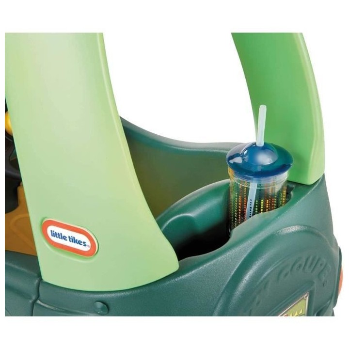 Little Tikes - Trotteur et Porteur Cozy Coupe Go Green Dino - Vert - A