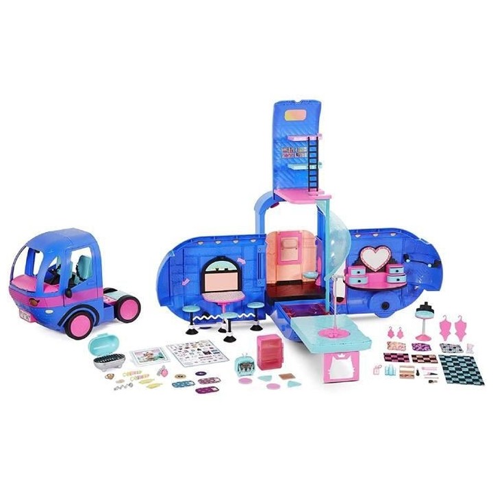 L.O.L. Surprise OMG - Glamper - Camping-Car pour Poupées - Bleu Elect