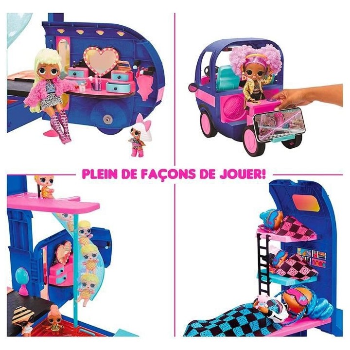 L.O.L. Surprise OMG - Glamper - Camping-Car pour Poupées - Bleu Elect