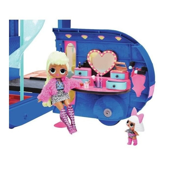 L.O.L. Surprise OMG - Glamper - Camping-Car pour Poupées - Bleu Elect