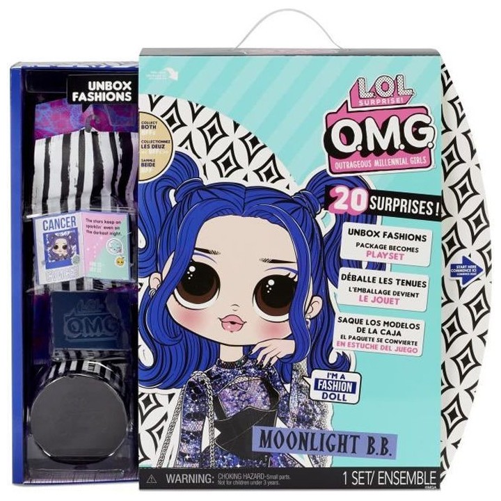 L.O.L. Surprise OMG - Poupée Mannequin 24cm - Moonlight B.B.