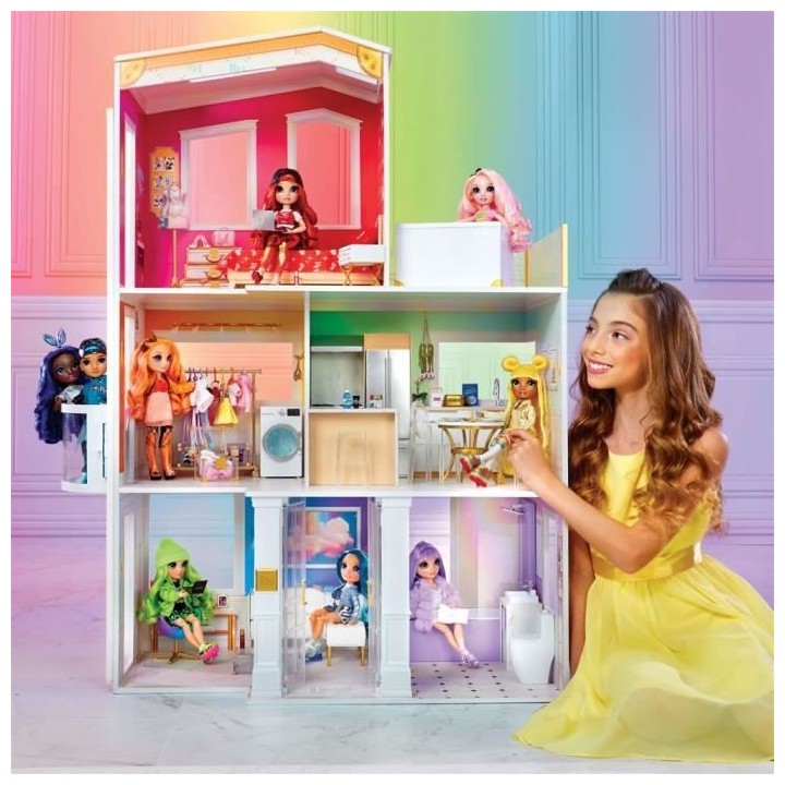 Rainbow High - Grande Maison et Accessoires pour Poupée Mannequin