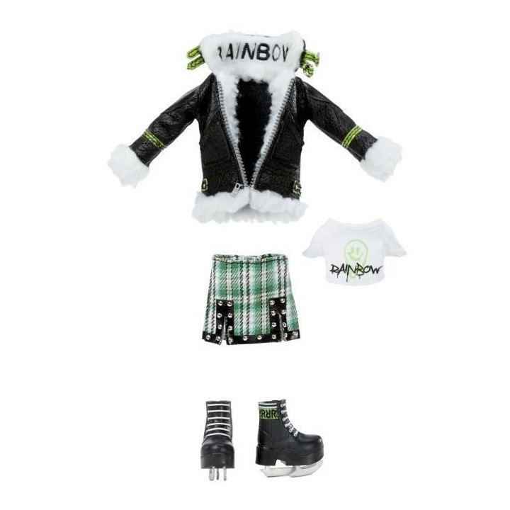 Rainbow High Winter Break Poupée Mannequin 28m - Jade Hunter - Verte