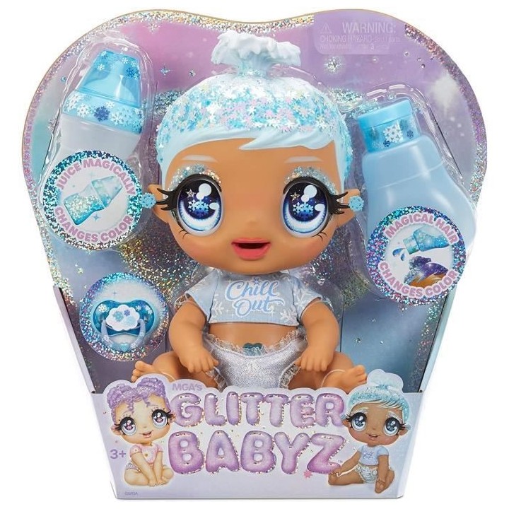 Glitter Babyz - January Snowflake - Bleu / Flocon de Neige - Bébé 28