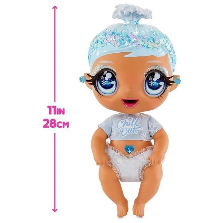 Glitter Babyz - January Snowflake - Bleu / Flocon de Neige - Bébé 28