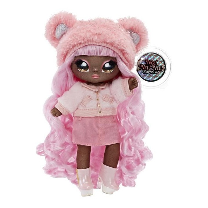 Na! Na! Na! Surprise Poupée 2-en-1 Pom Doll Glam Series - Cali Grizzl