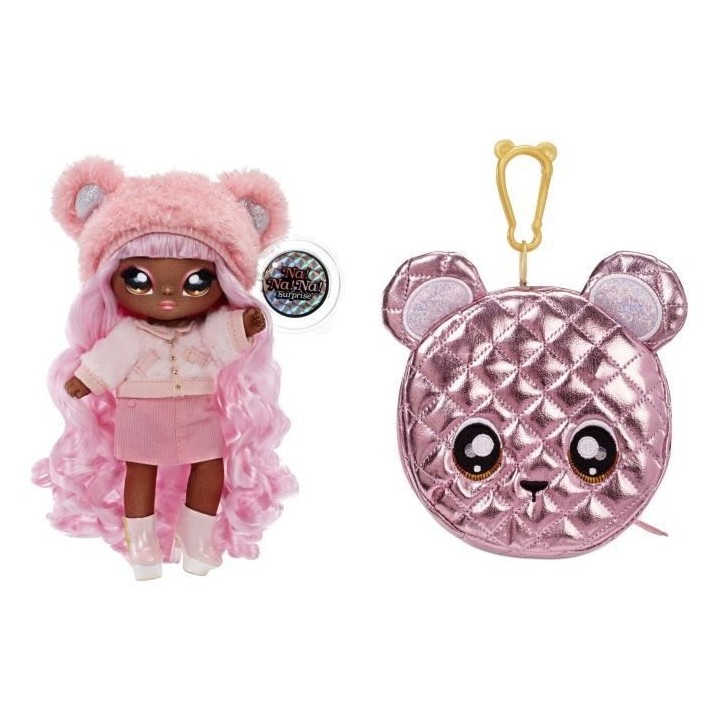Na! Na! Na! Surprise Poupée 2-en-1 Pom Doll Glam Series - Cali Grizzl
