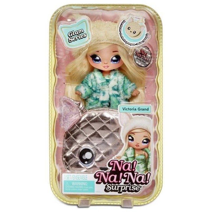 Na! Na! Na! Surprise Poupée 2-en-1 Pom Doll Glam Series - Victoria Gr