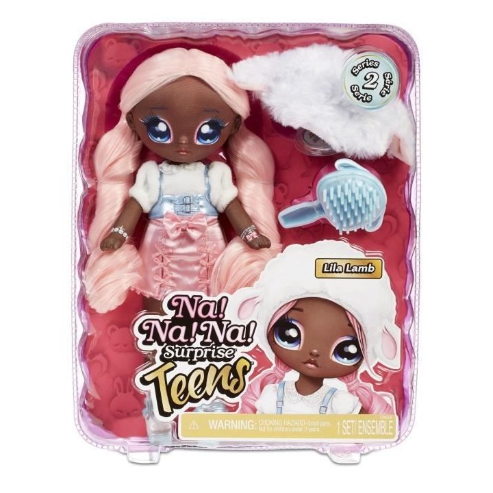 Na! Na! Na! Surprise - Poupée Mannequin Teens 28cm en Tissu - Lila La