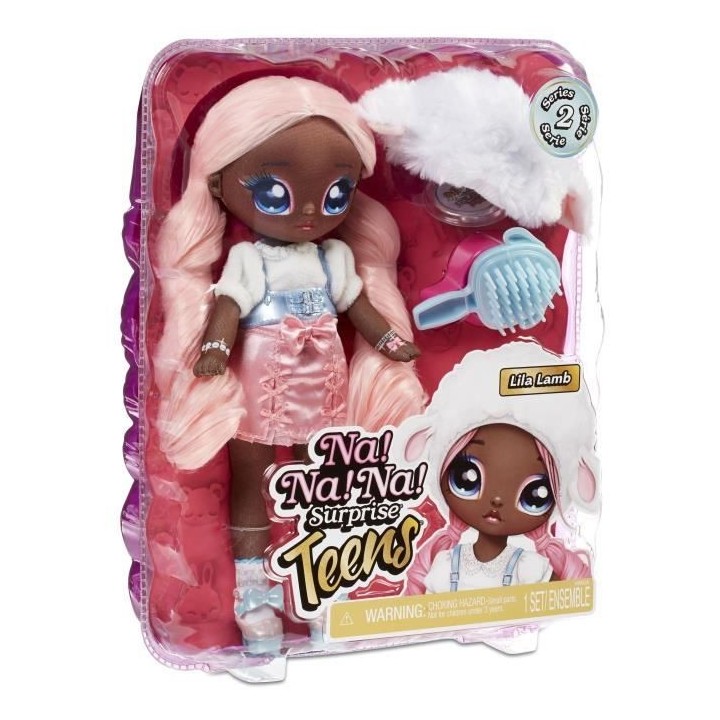 Na! Na! Na! Surprise - Poupée Mannequin Teens 28cm en Tissu - Lila La