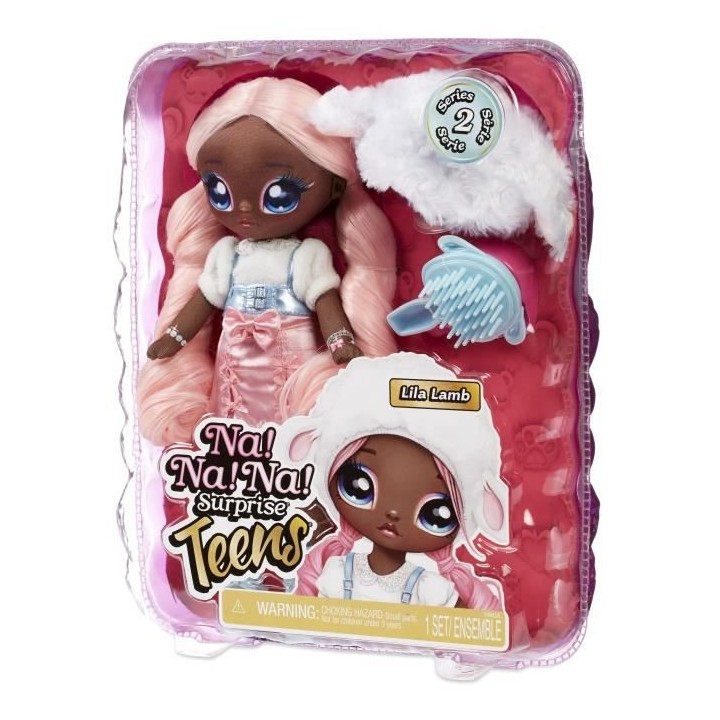 Na! Na! Na! Surprise - Poupée Mannequin Teens 28cm en Tissu - Lila La