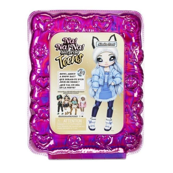 Na! Na! Na! Surprise - Poupée Mannequin Teens 28cm en Tissu - Alaska