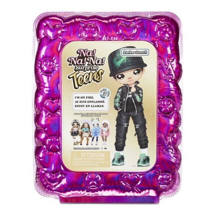 Na! Na! Na! Surprise - Poupée Mannequin Garçon Teens 28cm en Tissu -