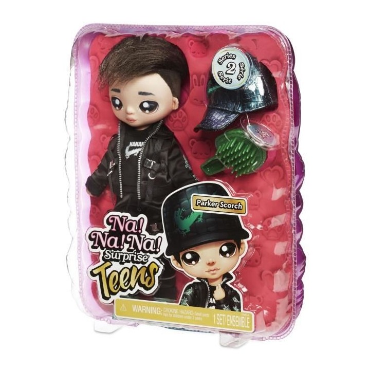 Na! Na! Na! Surprise - Poupée Mannequin Garçon Teens 28cm en Tissu -