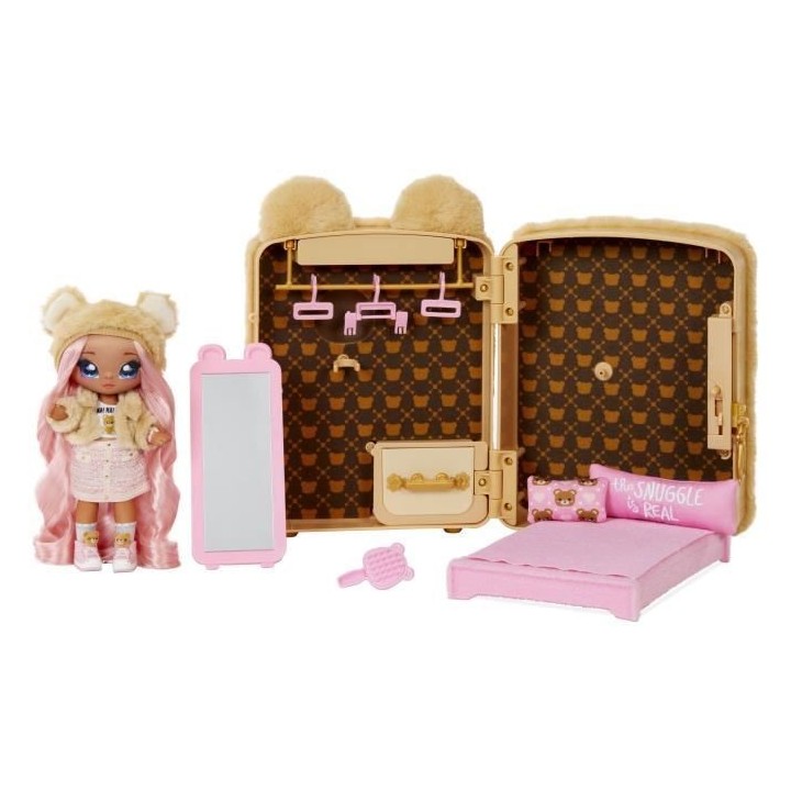 Na! Na! Na! Surprise 3-en-1 Sac a dos Chambre - Coffret poupée - Sara