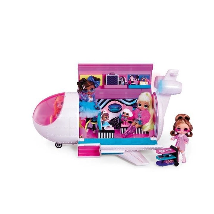 L.O.L. Surprise OMG - Avion - Coffret de Jeux, Accessoires et Poupées