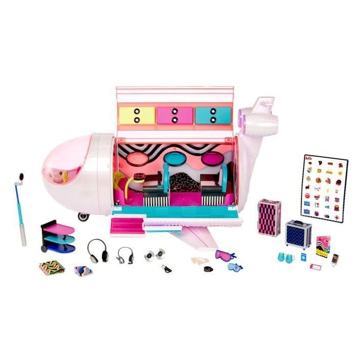 L.O.L. Surprise OMG - Avion - Coffret de Jeux, Accessoires et Poupées