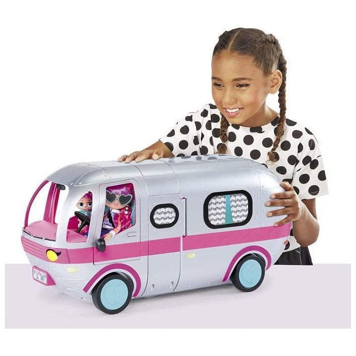 L.O.L. Surprise OMG - Glamper - Camping-Car pour Poupées - Argent Mé