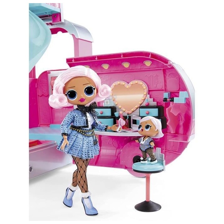L.O.L. Surprise OMG - Glamper - Camping-Car pour Poupées - Argent Mé