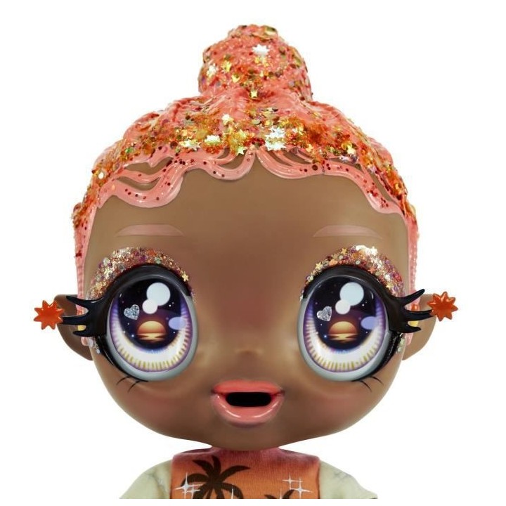 Glitter Babyz - Solana Sunburst - Rose Corail - Bébé 28 cm - Change