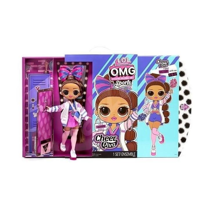 L.O.L. Surprise OMG Sports - Cheerleader - Poupée Mannequin 24cm