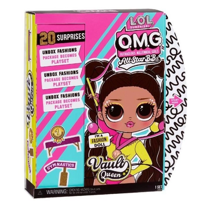 L.O.L. Surprise OMG Sports - Gymnastics - Poupée Mannequin 24cm