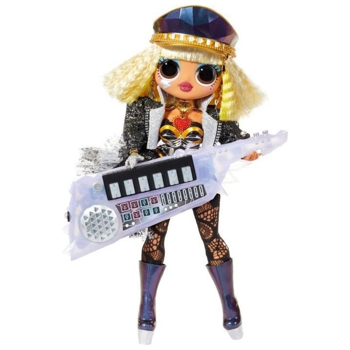 L.O.L. Surprise OMG Remix Rock - Fame Queen and Keytar - Poupée Manne