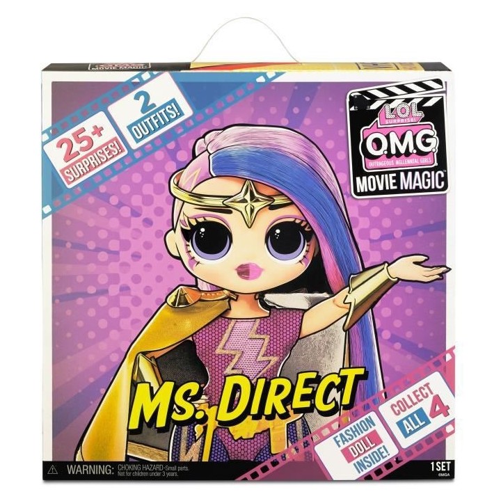 L.O.L. Surprise OMG Movie Magic - Ms. Direct - Poupée Mannequin 24cm