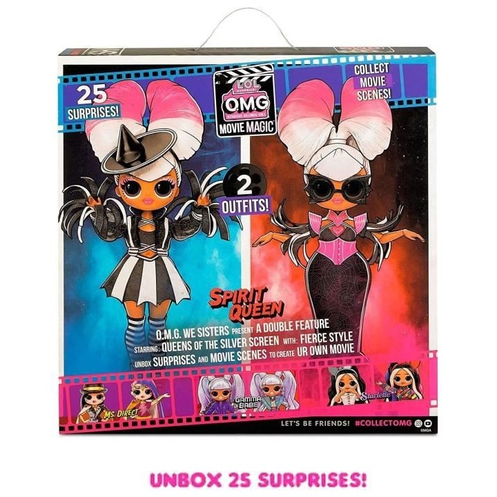 L.O.L. Surprise OMG Movie Magic - Spirit Queen - Poupée Mannequin 24c