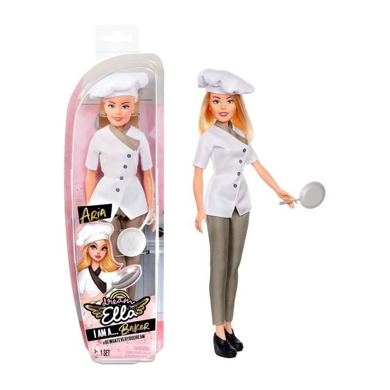 Dream Ella I AM Fashion Doll - Chef Cuisiniere - Poupée Mannequin 29 cm