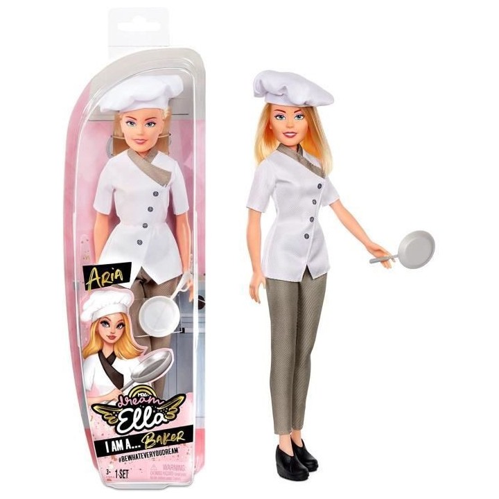 Dream Ella I AM Fashion Doll - Chef Cuisiniere - Poupée Mannequin 29