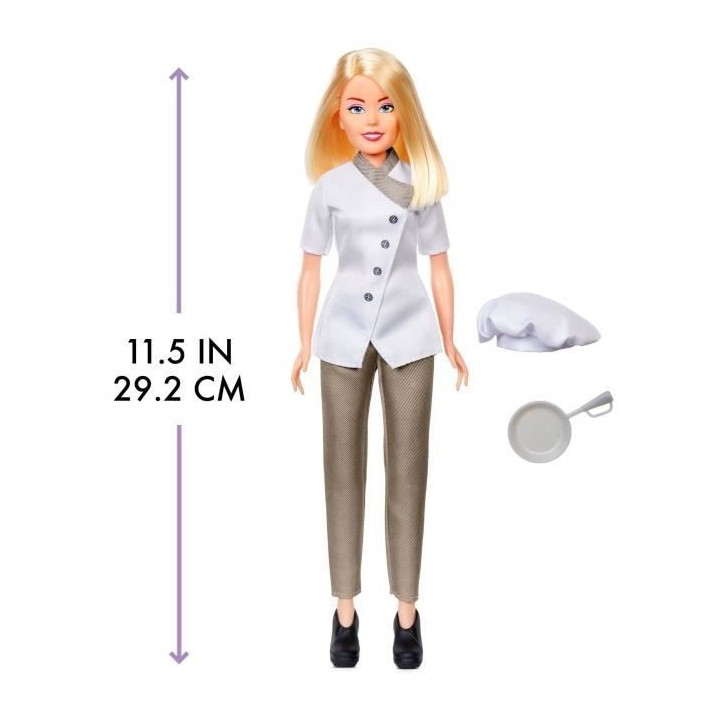 Dream Ella I AM Fashion Doll - Chef Cuisiniere - Poupée Mannequin 29