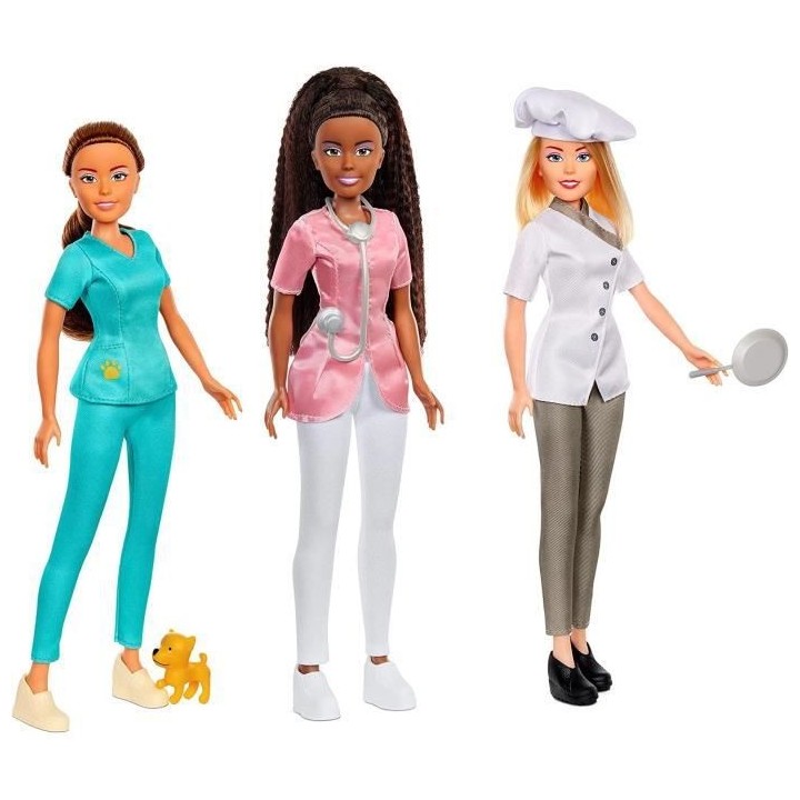 Dream Ella I AM Fashion Doll - Vétérinaire - Poupée Mannequin 29 cm