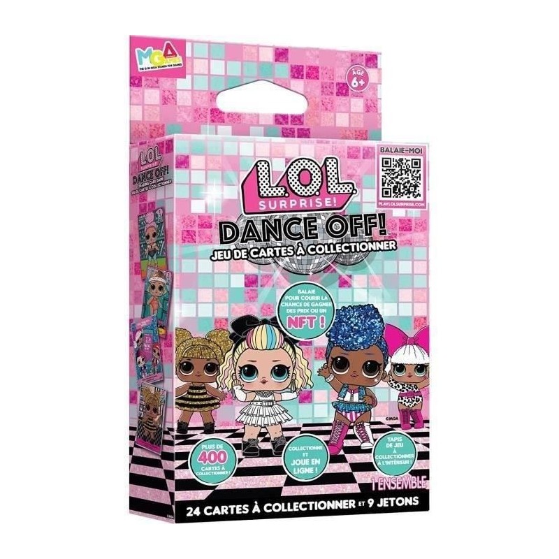 L.O.L. Surprise - Dance Off Pack de démarrage et plateau de jeux de cartes a collectionner et a jouer 3 ans et +