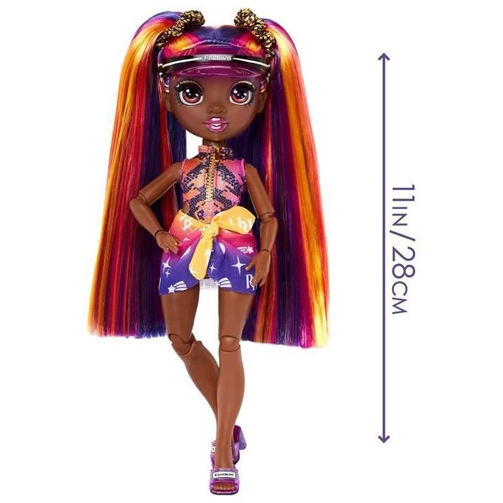 Rainbow High - Pacific Coast - Phaedra - Poupée Mannequin 28 cm et Ac