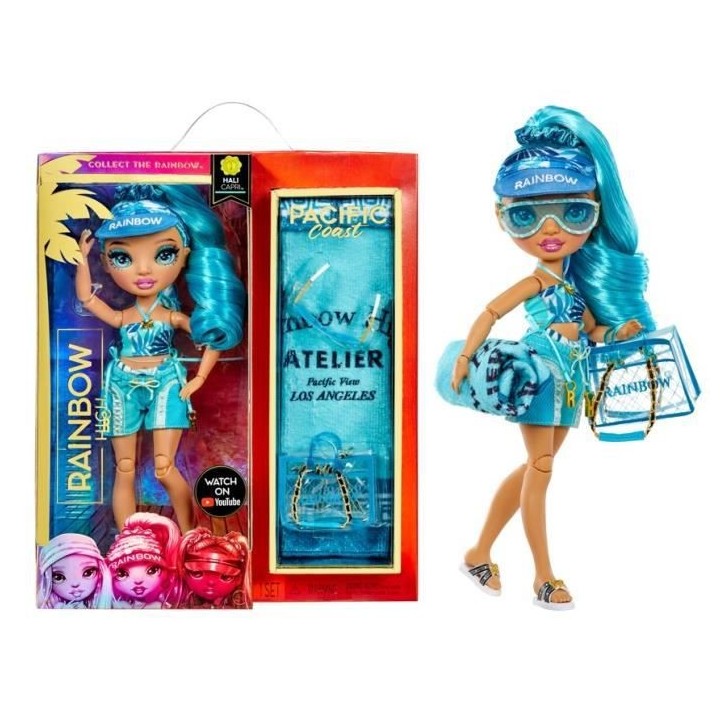 Rainbow High - Pacific Coast - Hali - Poupée Mannequin 28 cm et Acces