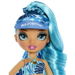 Rainbow High - Pacific Coast - Hali - Poupée Mannequin 28 cm et Accessoires - Bleue