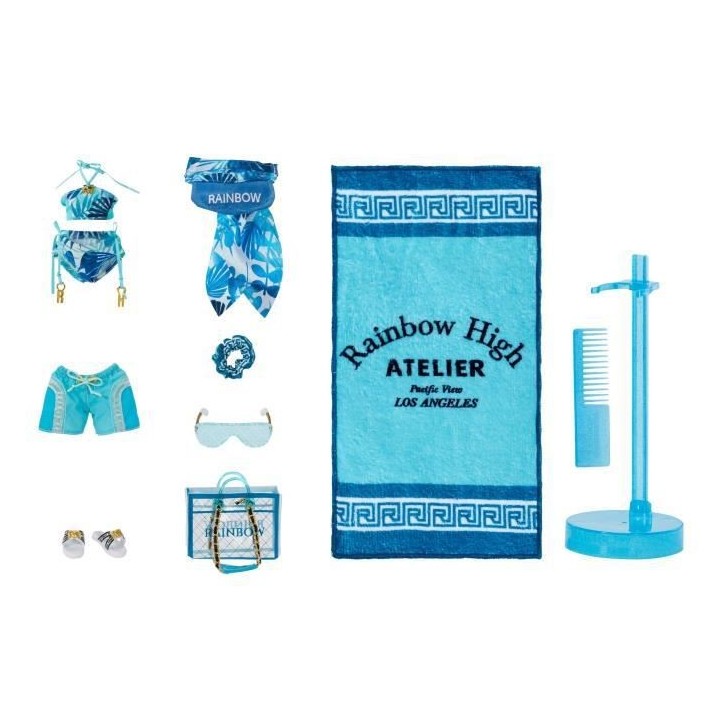 Rainbow High - Pacific Coast - Hali - Poupée Mannequin 28 cm et Acces