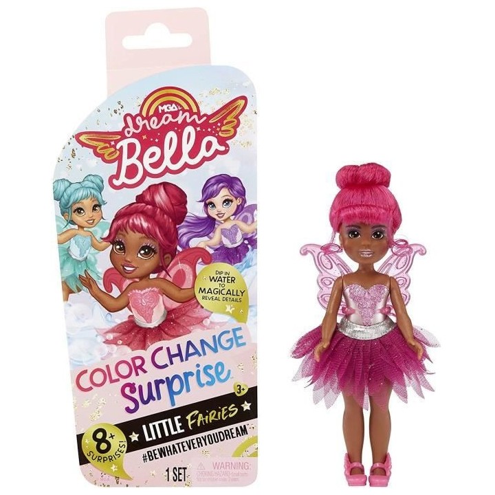 Dream Bella - Color Change Surprise - Petite Fée Jaylen 14 cm - Rose