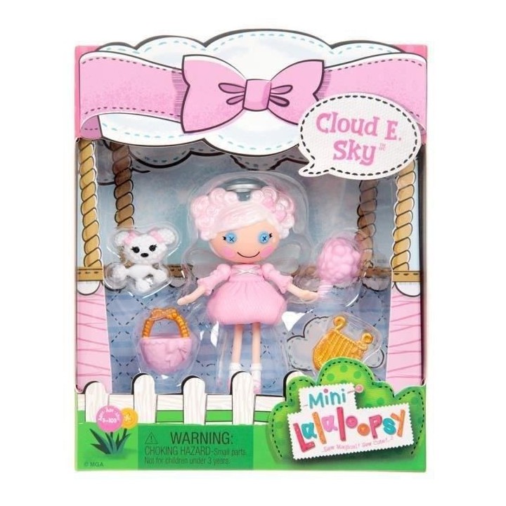 Mini Lalaloopsy - Petite Poupée 7,6 cm - Cloud E. Sky - 3 ans et +
