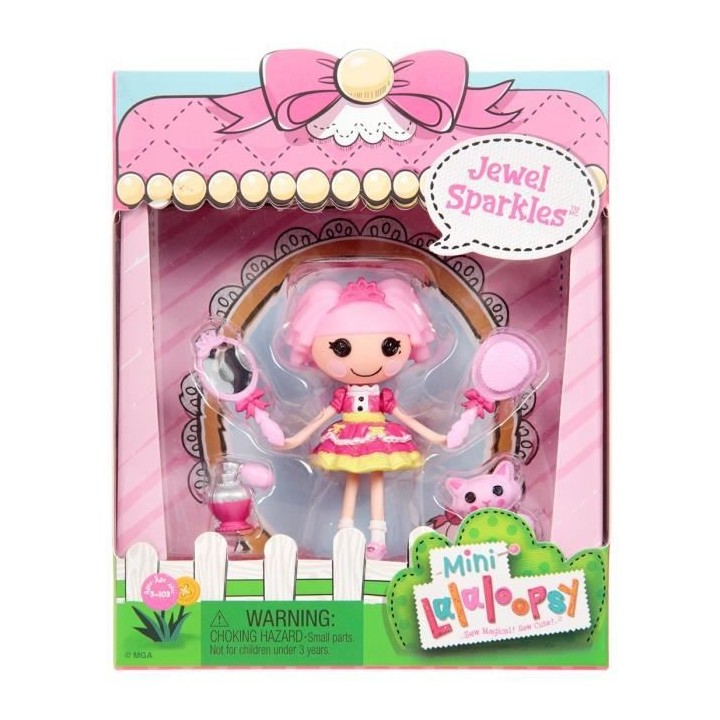 Mini Lalaloopsy - Petite Poupée 7,6 cm - Jewel Sparkles - 3 ans et +