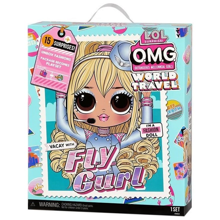 L.O.L. Surprise - Travel - Poupée Mannequin 25cm - Fly Gurl