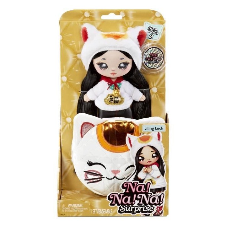 Na! Na! Na! Surprise - Liling Luck - Poupée Mannequin (Chat Chanceux)
