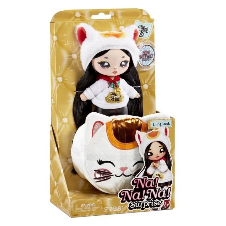 Na! Na! Na! Surprise - Liling Luck - Poupée Mannequin (Chat Chanceux)