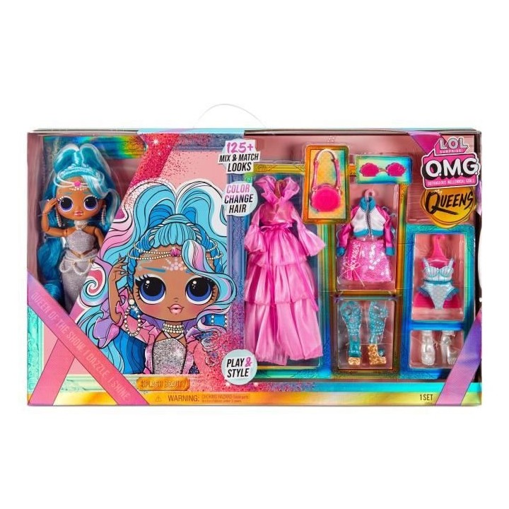 L.O.L. Surprise - OMG Queens - Big Surprise - Poupée Mannequin 25cm e